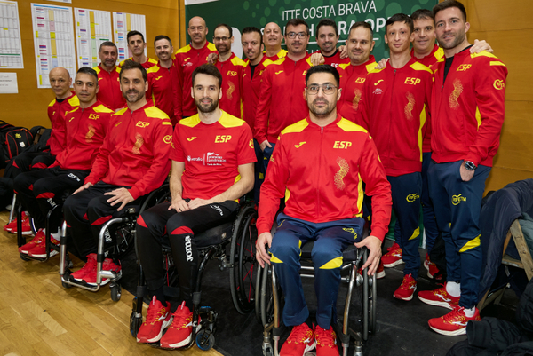 Cinco clasificados en tenis de mesa elevan a 71 las plaza de España en los Juegos Paralímpicos de París