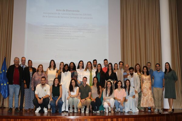 La Gerencia de Servicios Sanitarios de Lanzarote recibe a veinticuatro nuevos residentes que inician su formación