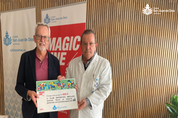 Entrega de cheques de la Magic Line Las Palmas 2024