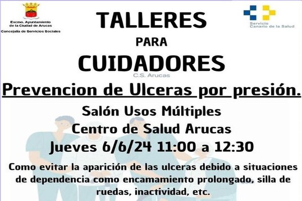 Arucas organiza un taller para la prevención de úlceras por presión