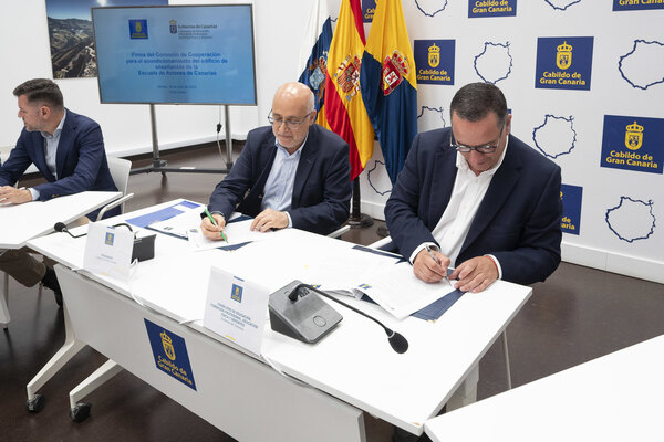 Canarias y Gran Canaria se alían para habilitar la sede del Centro de Enseñanzas Superiores de Arte Dramático Canarias y Gran Canaria se alían para habilitar la sede del Centro de Enseñanzas Superiores de Arte Dramático