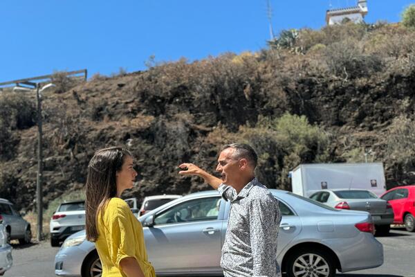 Los Llanos de Aridane desarrolla un gran parque urbano en El Castillo de la Montaña de Tenisca