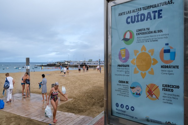 Las Palmas de Gran Canaria inicia una campaña de información sobre protección contra las altas temperaturas