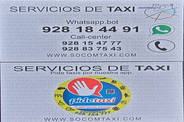 El sector del taxi en Ingenio incorpora un número de Whatsapp
