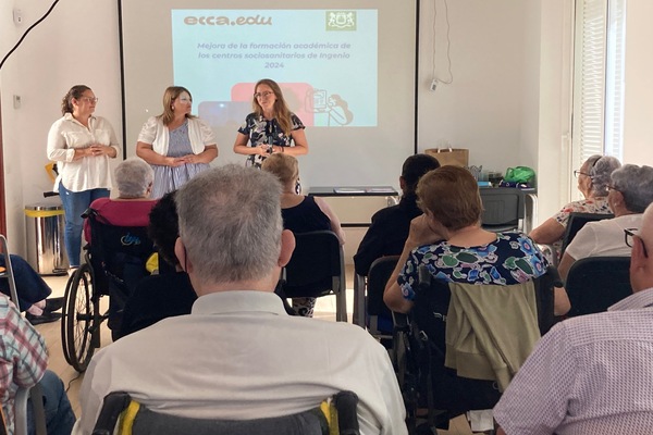 Ingenio impulsa la formación en centros sociosanitarios con un nuevo programa educativo en colaboración con ECCA