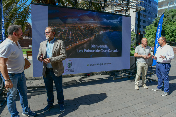 Las Palmas de Gran Canaria se adhiere a la Red de Ciudades que Caminan con el objetivo de seguir recuperando espacio público para los peatones