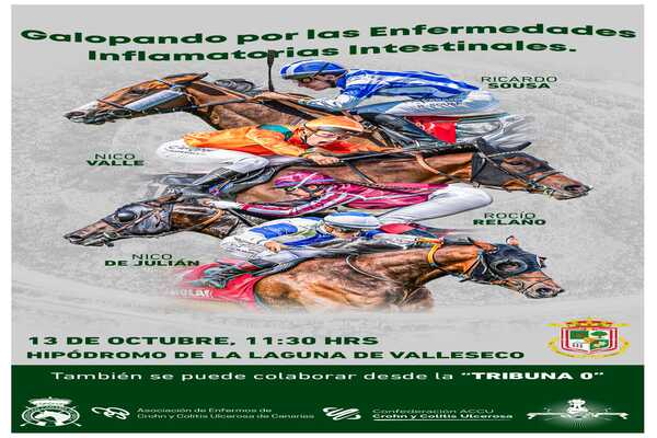 Valleseco acoge la acción solidaria ‘Galopando por las enfermedades inflamatorias intestinales’