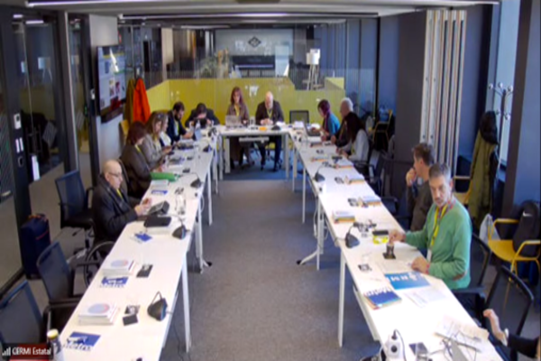 La sede social de Metro de Madrid acoge la reunión del Comité Ejecutivo del CERMI Estatal