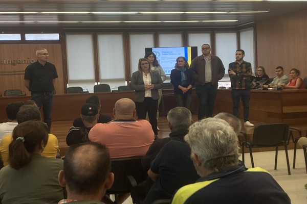 48 personas comienzan a trabajar en la Villa de Ingenio a través de Plan de Empleo Social 2024-2025