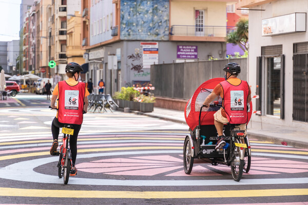 ‘Bici para todas y todos’ reunió en La Laguna a cerca de 400 personas
