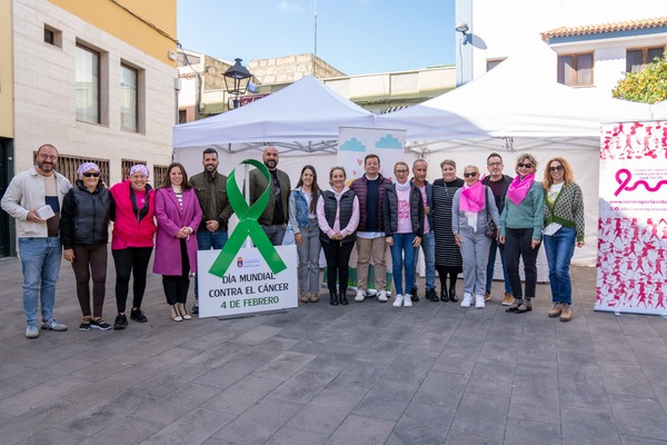 Granadilla de Abona muestra su apoyo institucional en el Día Mundial contra el Cáncer