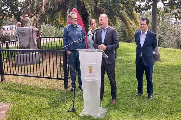 Vicepresidencia de Gran Canaria financia la reposición del busto del fundador de Los Nietos de Kika en Arucas
