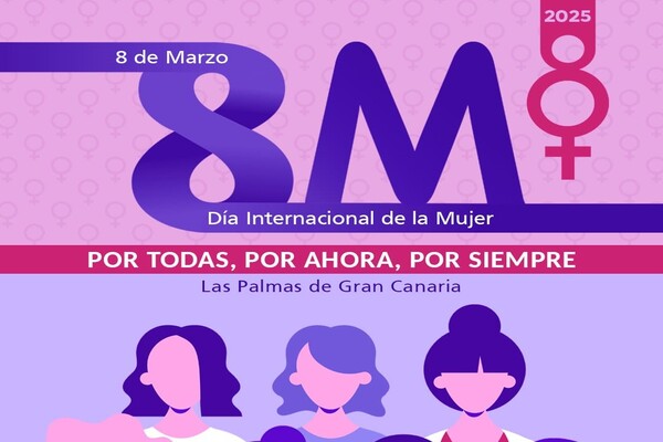‘Por todas, por ahora, por siempre’, el lema con el que Las Palmas de Gran Canaria conmemora el 8M, Día Internacional de la Mujer