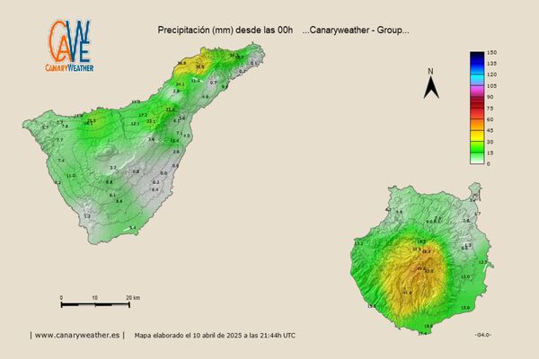 Las presas del Cabildo de Gran Canaria recogen 673.000 metros cúbicos de agua de las lluvias que dejó ‘Olivier’