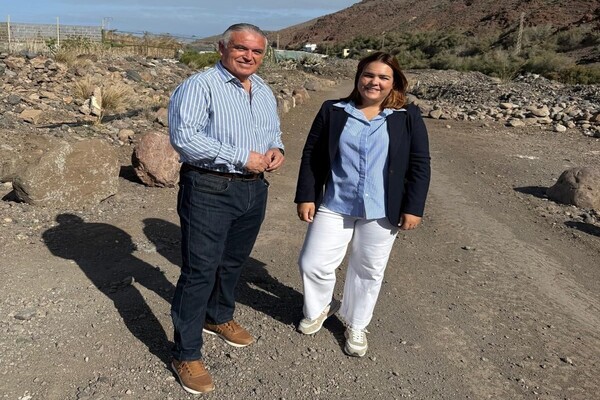 La Aldea de San Nicolás avanza en el corredor verde que conectará el casco urbano con la playa a través del barranco