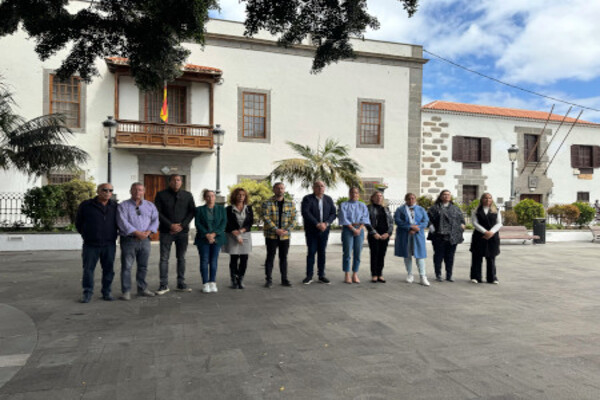 Telde guarda un minuto de silencio por una nueva víctima de violencia de género