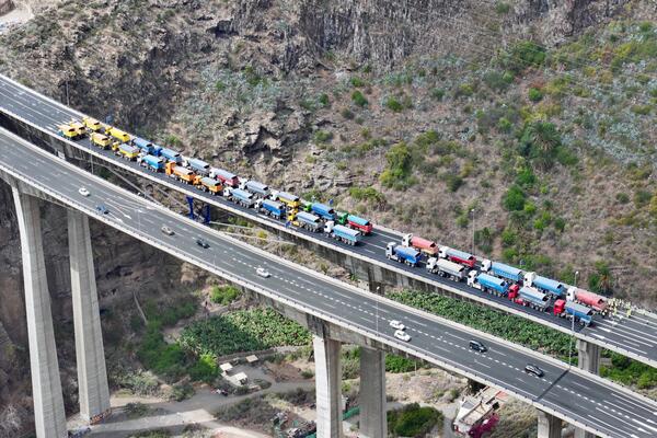 Gran Canaria certifica que el viaducto del Guiniguada está en perfecto estado y permitirá el paso de vehículos pesados a partir de este fin de semana