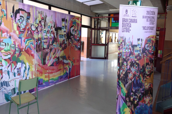 Arte para incluir y celebrar la diversidad en el IES Carrizal, en el municipio de Ingenio