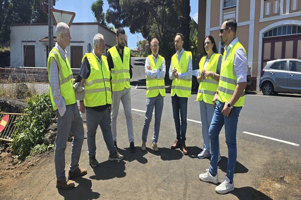 La Palma inició la obra del paseo peatonal que mejorará la conectividad entre El Llanito y Las Ledas