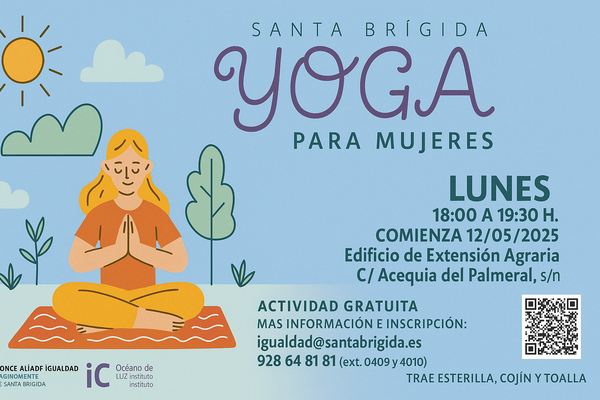 Santa Brígida lanza clases gratuitas de yoga para mujeres desde mayo a diciembre