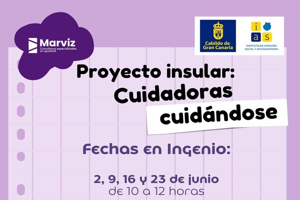 Talleres gratuitos para apoyar a las personas cuidadoras de Ingenio