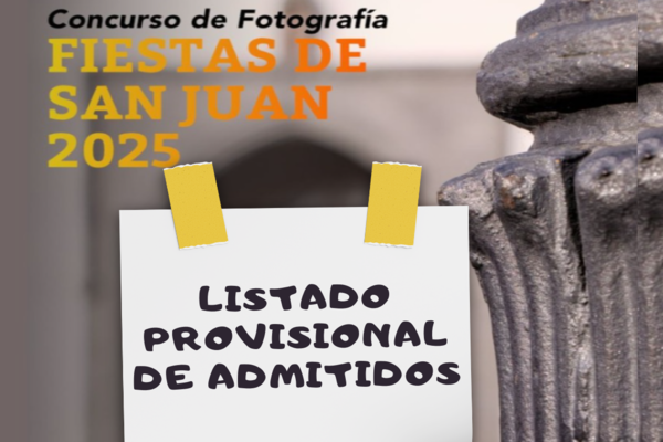 Telde publica el listado provisional de admitidos al concurso de fotografía de las Fiestas de San Juan 2025 con 91 inscritos
