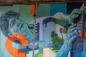 La Laguna homenajea a todo el personal del HUC con un emotivo mural 2 La Laguna homenajea a todo el personal del HUC con un emotivo mural