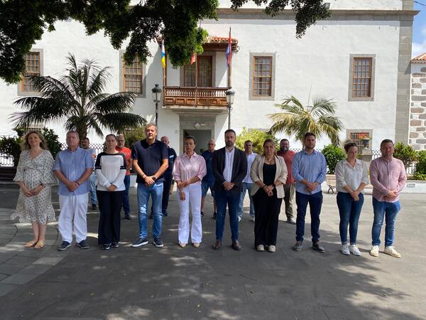 Telde guarda un minuto de silencio por una nueva víctima de violencia de género