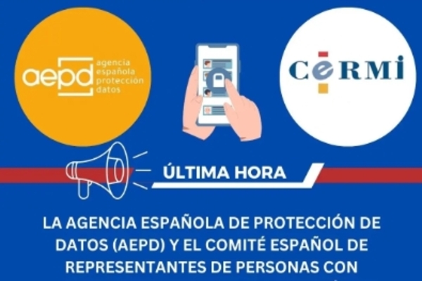 La Agencia Española de Protección de Datos y el CERMI estrecharán su colaboración para mejorar el binomio privacidad y discapacidad