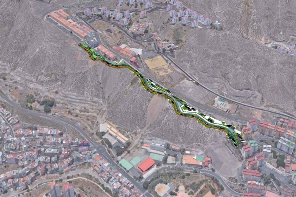 Las Palmas de Gran Canaria creará una senda peatonal verde con un mirador y espacios biosaludables entre El Lasso y Pedro Hidalgo