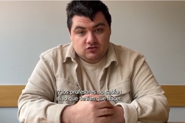 Ricardo, joven con autismo: “Los colegios deberían tener más sensibilidad y formación sobre la discapacidad”