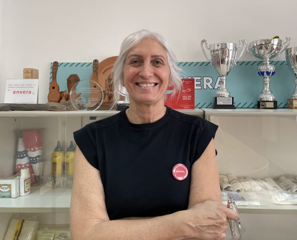 Marta Cacho, directora territorial de Envera y presidenta de la Asociación de Centros Especiales de Empleo de Iniciativa Social de Canarias (ARCEESCAN)