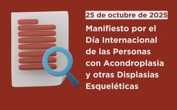 ADEE presenta su Manifiesto 2025 y reclama una política de Estado para garantizar los derechos de las personas con displasias esqueléticas ADEE