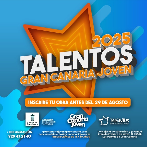 El Cabildo de Gran Canaria premia el talento y las habilidades artísticas de 24 jóvenes de Gran Canaria Gran Canaria inaugura una exposición con los trabajos seleccionados en el concurso 'Talentos Gran Canaria Joven'