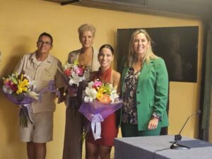 Telde homenajea a Carmen Rosa Santana, Aura García y María del Pilar Hernández por su contribución al trabajo en el mar