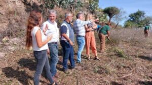 El Cabildo de Gran Canaria contrata a 14 personas de difícil empleabilidad para ampliar la capacidad del futuro Bosque de los Recuerdos en Valleseco