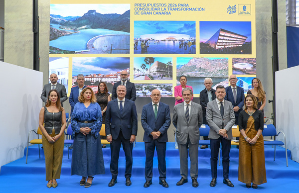 El aumento de los recursos para políticas sociales y la reactivación económica centran el Presupuesto de 1.055 millones del Cabildo de Gran Canaria para 2026 El aumento de los recursos para políticas sociales y la reactivación económica centran el Presupuesto de 1.055 millones del Cabildo de Gran Canaria para 2026