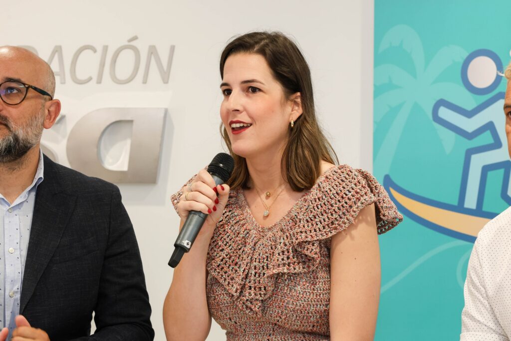 Carla Campoamor, concejala de Deportes y Juventud del Ayuntamiento de Las Palmas de Gran Canaria