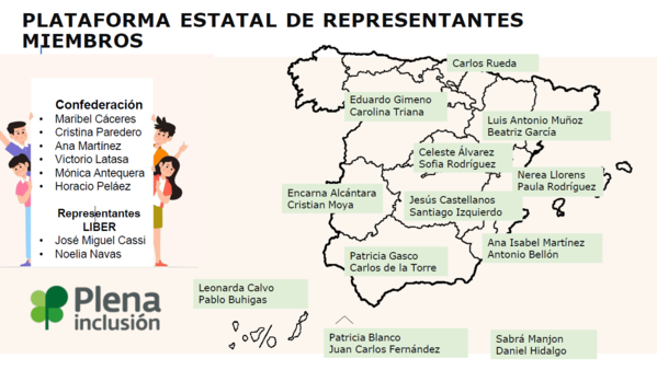 Renovación de miembros en la Plataforma Estatal de Representantes de Personas con Discapacidad Intelectual y del Desarrollo Renovación de miembros en la Plataforma Estatal de Representantes de Personas con Discapacidad Intelectual y del Desarrollo