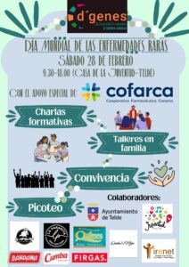 D’Genes Cebras Canarias conmemora el Día Mundial de las Enfermedades Raras demandando más visibilidad