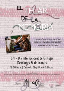 Cartel del homenaje a Mercedes Casañas