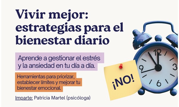 Arrecife ofrece nuevas charlas de salud y bienestar en los barrios Cartel del taller Vivir mejor