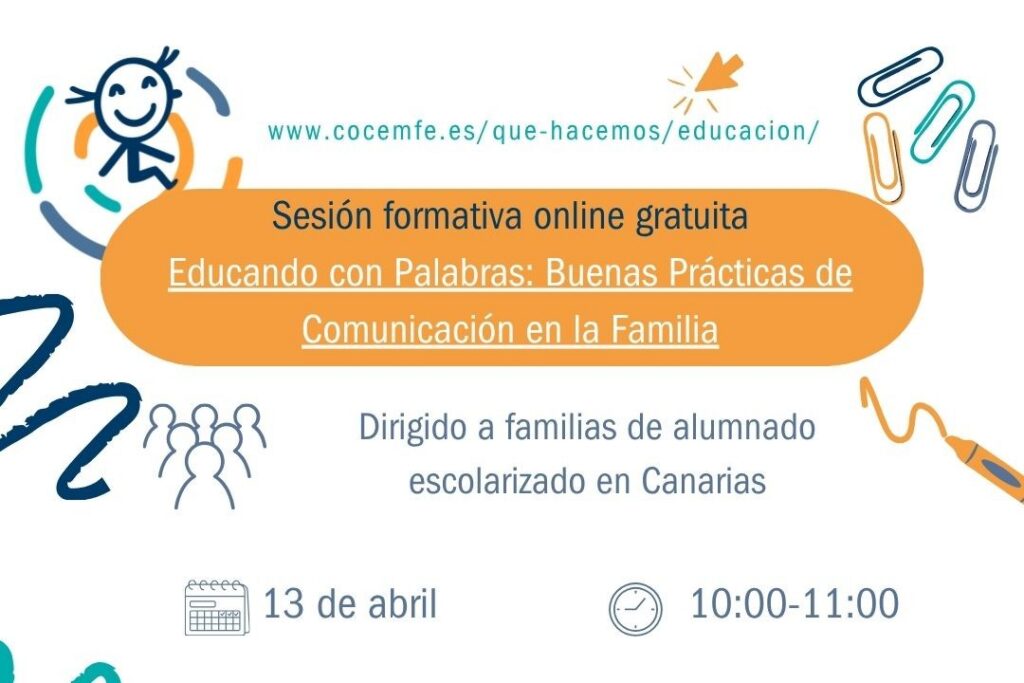 COCEMFE Las Palmas organiza una formación gratuita sobre comunicación inclusiva COCEMFE Las Palmas organiza una formación gratuita sobre comunicación inclusiva