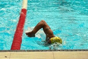 Christian Rodríguez, nadador del CN Discarucas y árbitro de natación