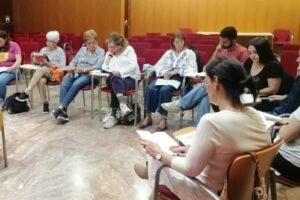 María Luisa Ortega, responsable del club de lectura fácil de la Biblioteca Pública del Estado en Las Palmas