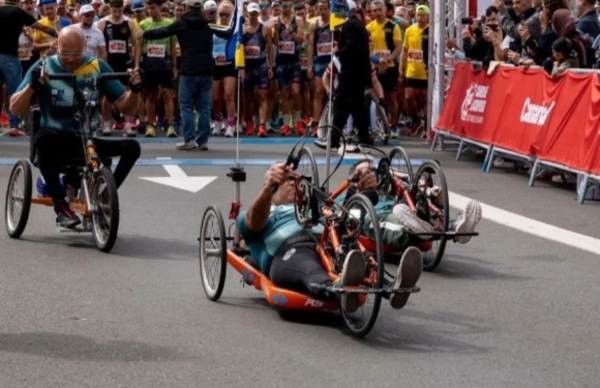 El Club Deportivo Paalpa Ciclismo Adaptado lleva la inclusión a la Carrera de Empresas Deportistas del CD Paalpa durante la Carrera de las Empresas