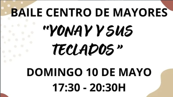 El Centro de Mayores de La Aldea organiza un baile con música en directo para fomentar la convivencia Cartel de la actividad