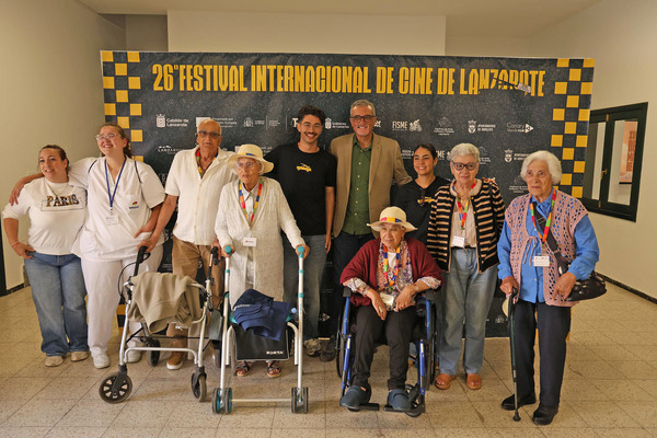 La muestra de cortos ‘Mayores sin reparo’ reúne en Lanzarote a más de un centenar de personas mayores Protagonistas del evento