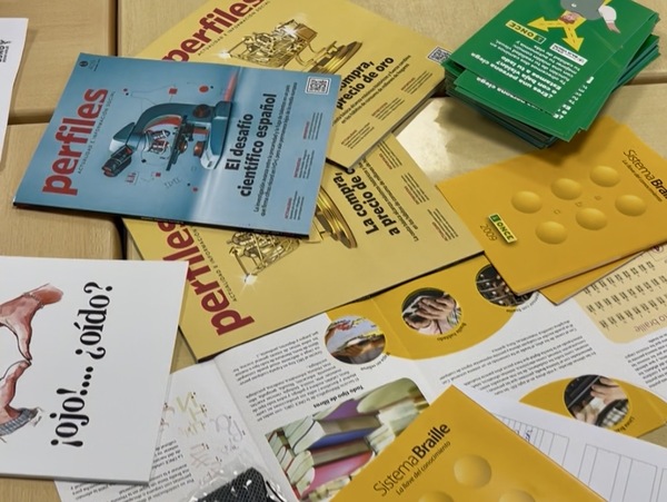 El braille ya es Patrimonio Cultural Inmaterial: un reconocimiento que refuerza la inclusión y los derechos de las personas ciegas Materiales didácticos en la jornada