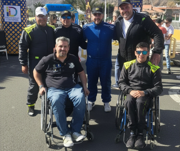 Sin Barreras Driving participará con 11 equipos en la XIX Prueba de Velocidad en Tierra La Aldea San Nicolás Pilotos de Sin Barreras Driving